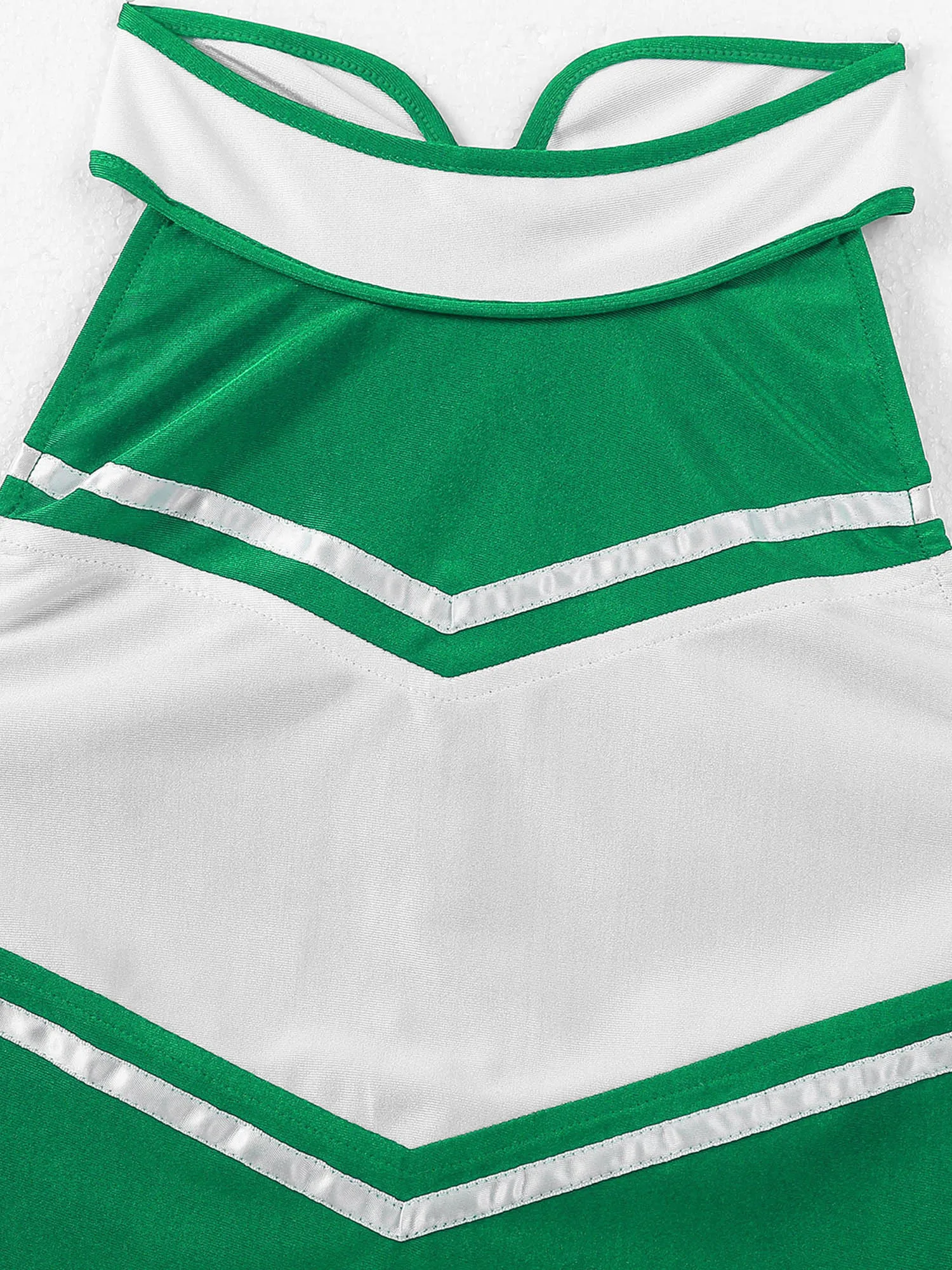 Costume da Cheerleader da donna Set da ballo di strada senza maniche Crop Top minigonna uniforme da Cheerleader abiti da festa per Festival di carnevale