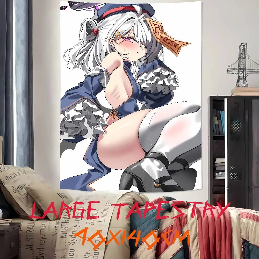 Pretty Hot Cute Girl Hina Tapestry Decoration Bedroom Dormitory Background Cloth Holiday Home Party Living Room Club Tapestry