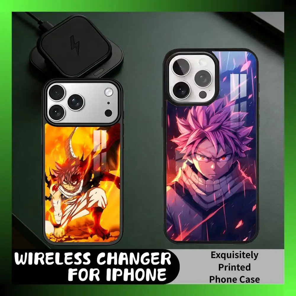 

Characters N-Natsu D-Dragn-eel Phone Case For iPhone17,16,15,14,13 Plus,Pro Max Magnetic For Magsafe Wireless Charging