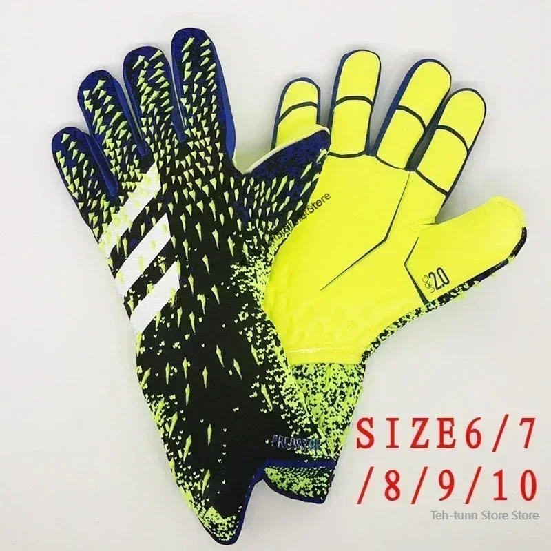 Top Latex Goalkeeper Gloves for Kids Aldult Non-Slip Professional Soccer Goalkeeper Gloves Man Football Glove Guantes De Portero