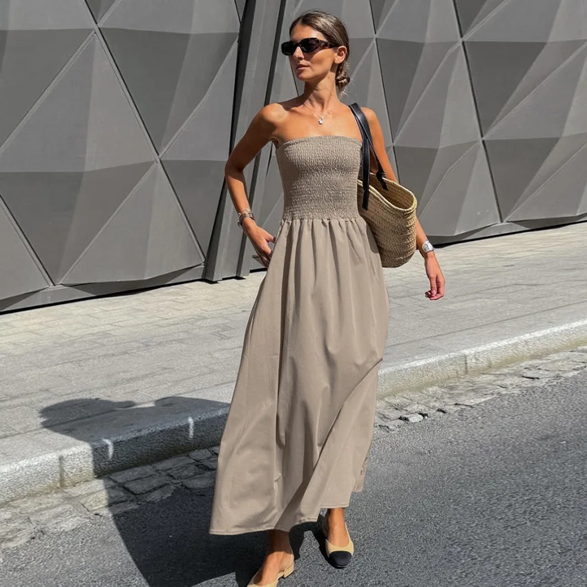 فساتين نسائية فستان خريفي صغير مشروط مضلع بأزرار وأكمام طويلة حضري الحد الأدنى الجرونج عيد الميلاد الجوف خارج حار #6