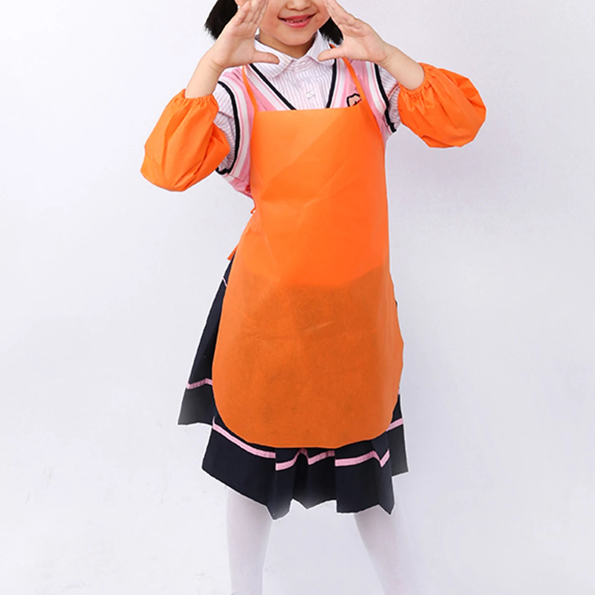 12 Pcs 어린이 드로잉 앞치마 물 색상 페인트 어린이 작업복 아티스트 페인팅 일회용