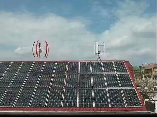 CE Certified 10KW/20KW Home Commercial Use Vertical Wind Solar Hybrid System MPPT‘ Hybrid Wind Wind Power Generation System VAWT