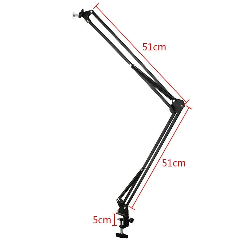 Cantilever Universal Bracket Adjustable Boom Table Holder M6 Installation Aperture For Video Microscope Camera Image Acquisition