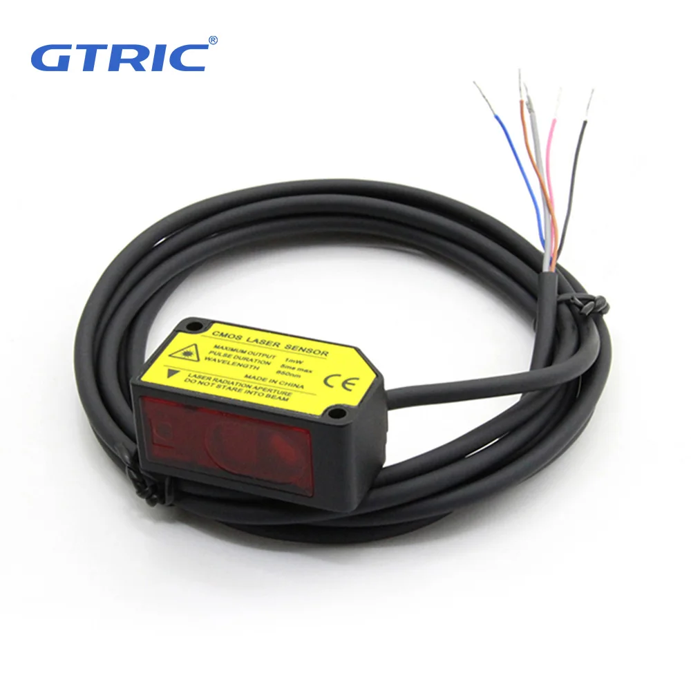 GTRIC measuring distance thickness height switch sensor analog quantity output diffuse reflect  displacement ranging sensor