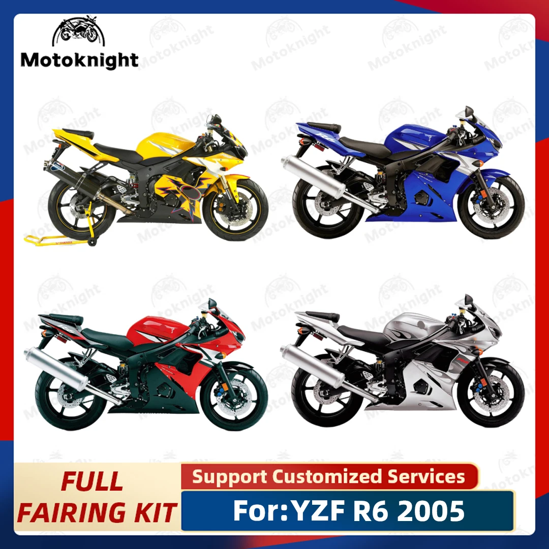 Fit For Yamaha YZF R6 2005 YZF-6R Fairing Kit Full Set Motorcycle Fairings Painted Bodywork New ABS Plastic 4 Gifts