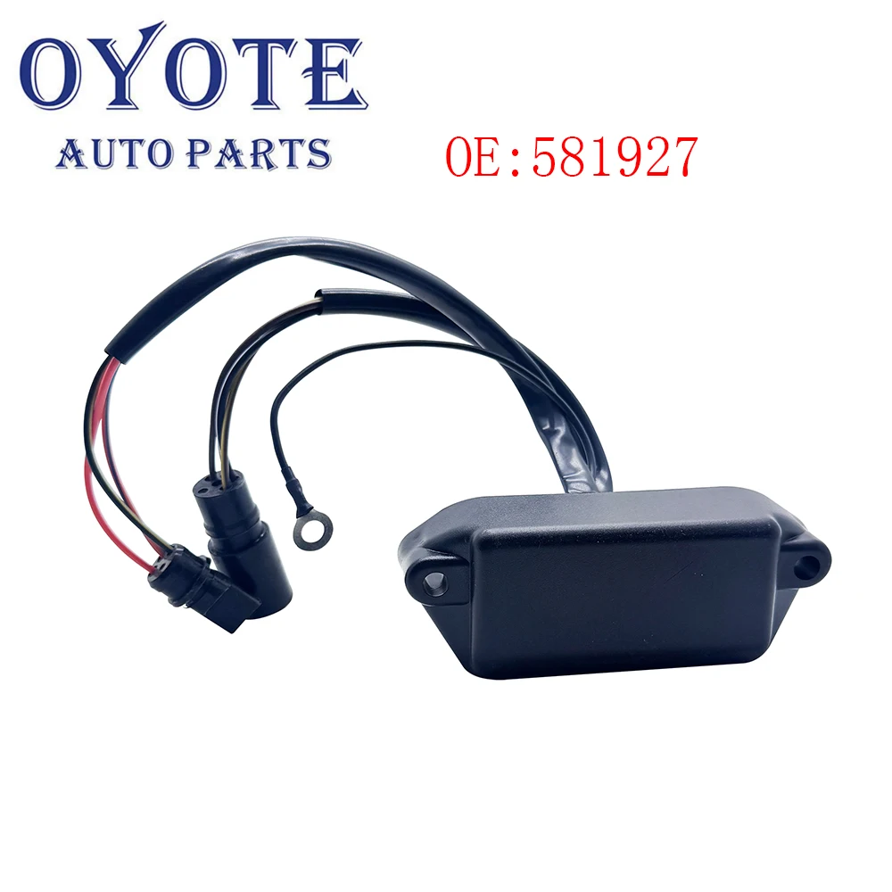 Replaces Fits For Johnson Evinrude 113-2453 581649 583380 4-60 HP 2 Cylinder CDI Power Pack 1977-1984 581927 0581927 592453
