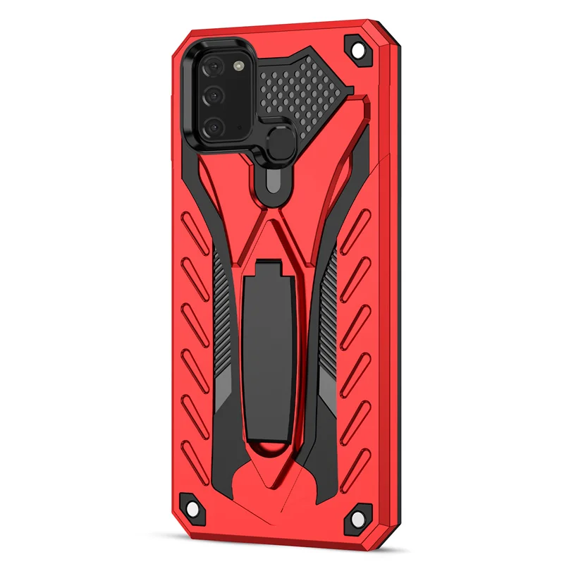 For Infinix Hot 9 Play 10 Lite 10s Case Armor Rugged Silicone Shockproof Bumper Kickstand Phone Cover for infinix Smart 5 Shell