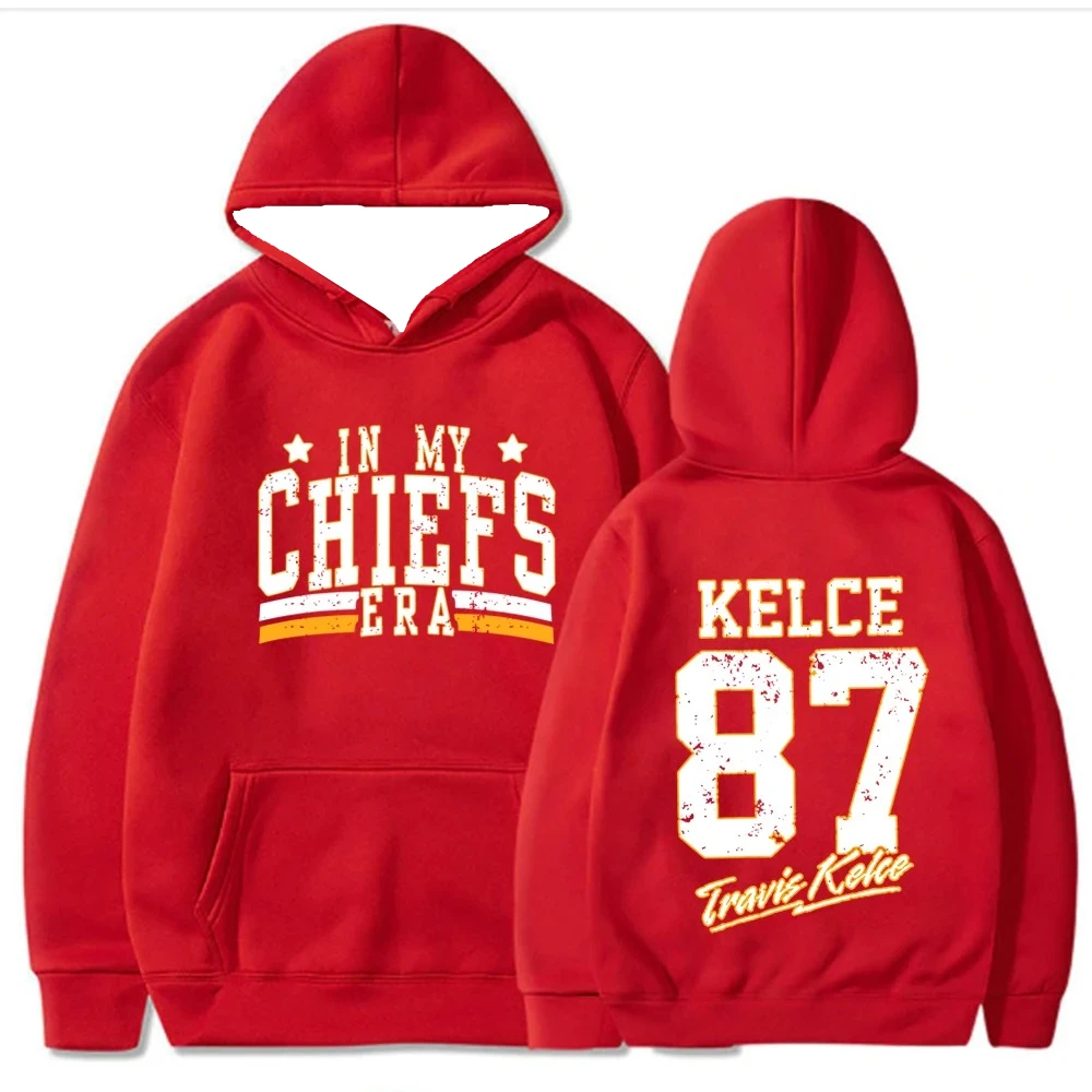 بلوفر My Chiefs Vintage Ag بلوفر بأكمام طويلة مع قلنسوة ملابس الشارع الشهير للخريف/الشتاء بأكمام طويلة للجنسين Harajuku #1