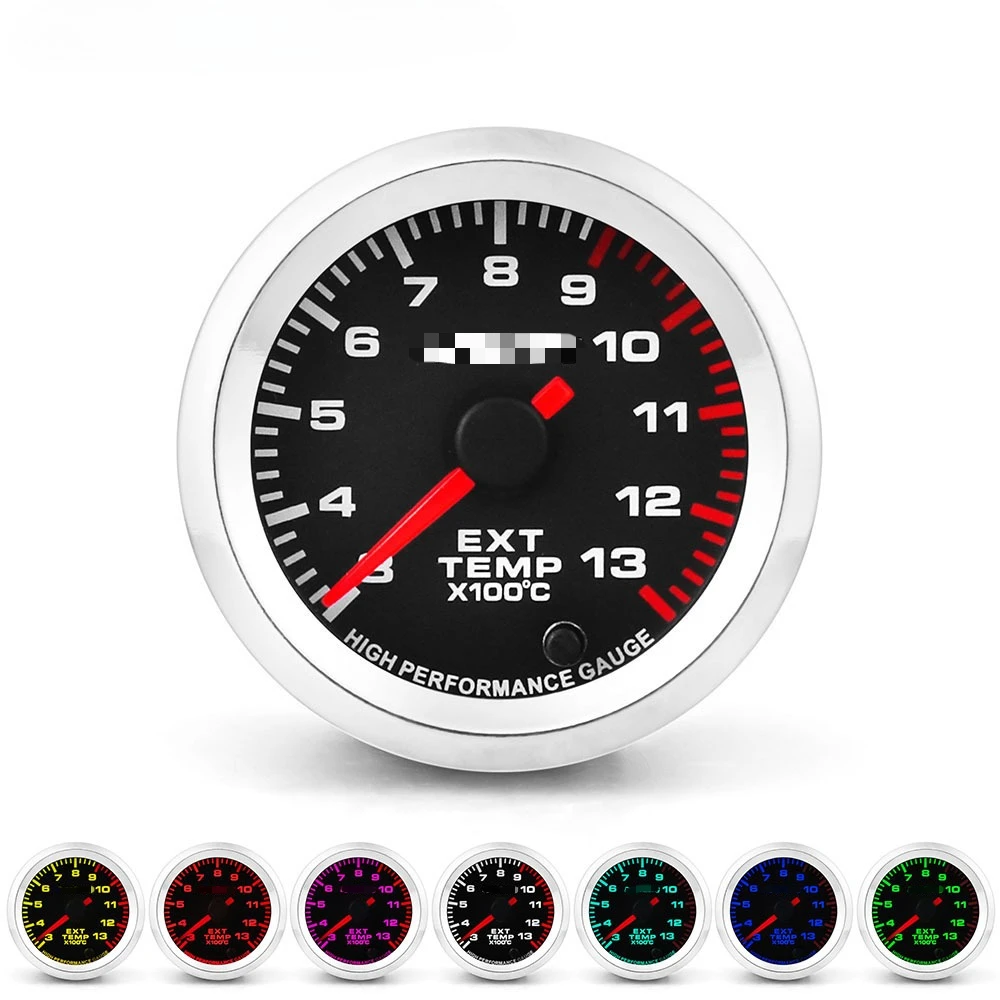 

2 '' 52mm Car Modification Meter HUD RPM Boost Water Temp Oil Temp Meter Oil Pressure Volts Air/Fuel Ratio EXT Temp Gauge 12V
