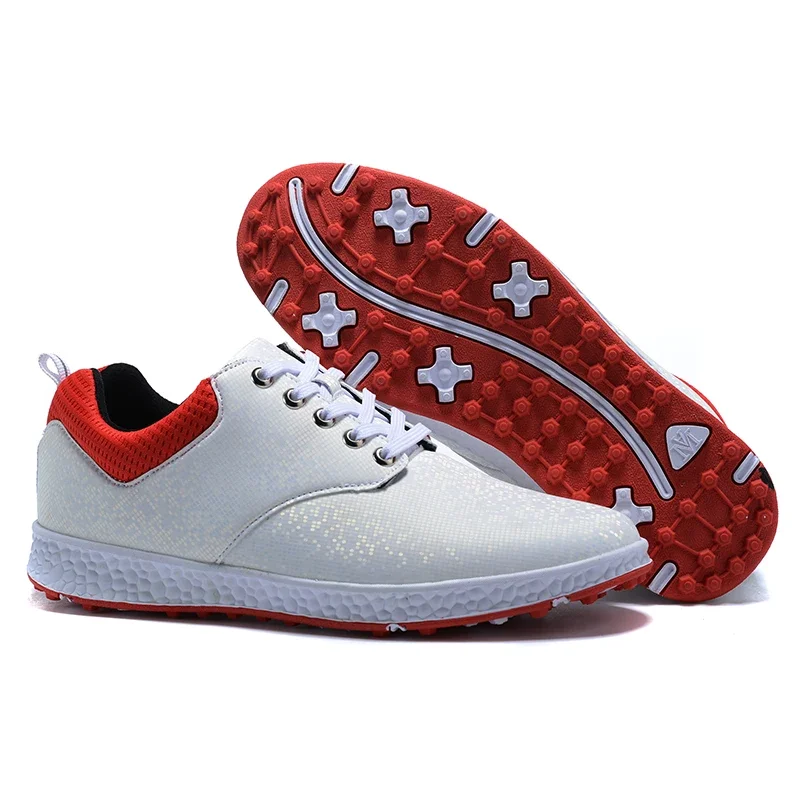 Women Golf Shoes Outdoor Non-Slip Golf Sneakers Comfort Walking Sneakers Girls White Black Golf Training Sneakers