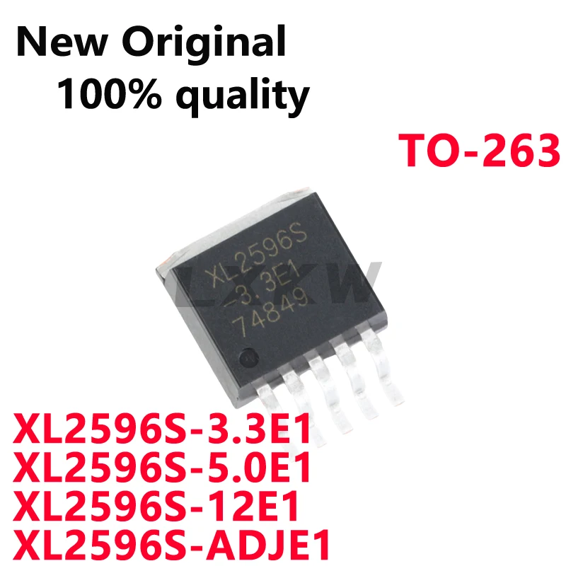 10/PCS New Original XL2596S-3.3E1 3V3 XL2596S-5.0E1 5.0 XL2596S-12E1 12 XL2596S-ADJE1 ADJ TO-263 Step-down DC converter In Stock