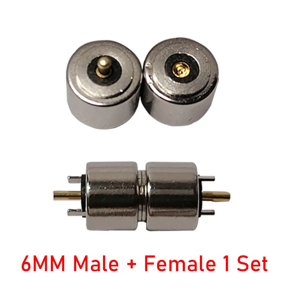 1 Paar runde 10A Hochstrom-Magnet-Saugfeder-Pogo-Pin-Steckverbinder, männlich und weiblich, DC-Stromlade-Magnetstecker – Detail 15