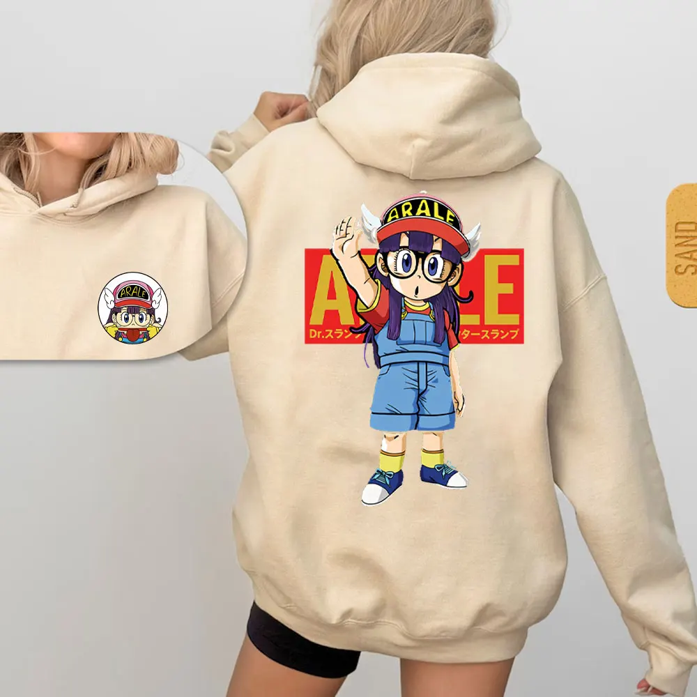 Character Arale Men for Men Dr Slump Toriyama Anime Manga 90s Cute Robot 80s Vintage Pullover Hoodie Y2k Clothes Kawaii Clothes