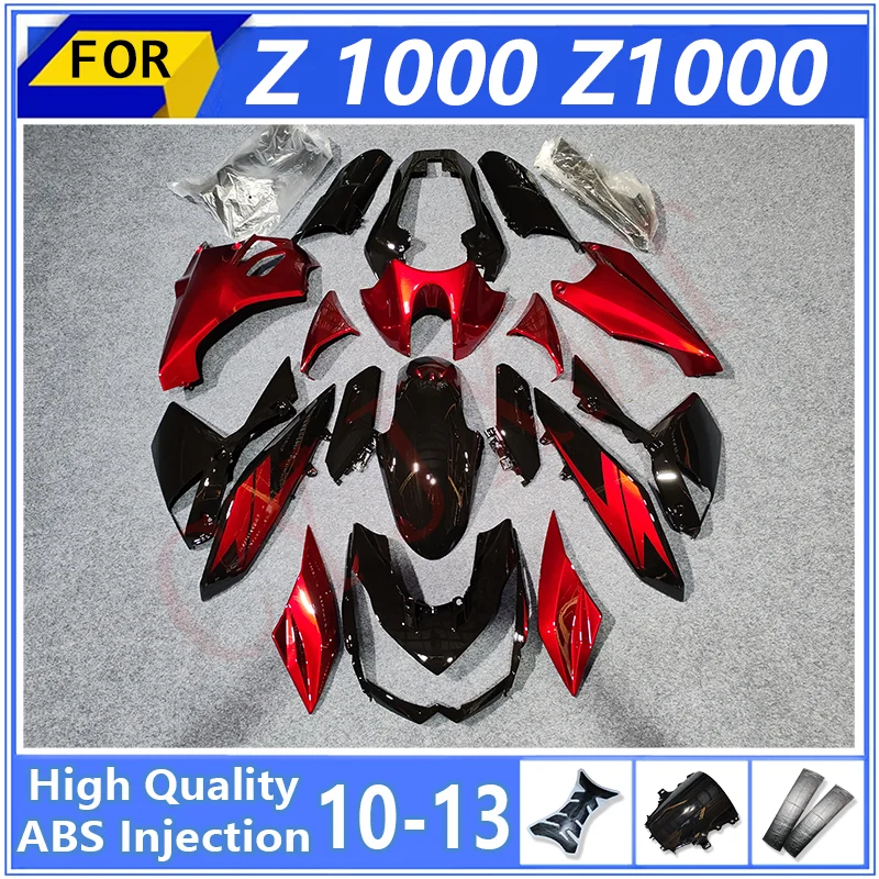 

ABS Injection Motorcycle Fairings Kit for Kawasaki Z1000 2010 2011 2012 2013 Fairing Set Ninja Z 1000 10-13 Moto Molding Housing