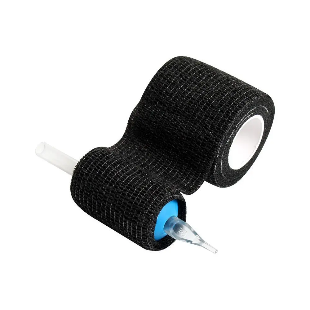 

1pcs Disposable Tattoo Grip Cover Tattoo Grip Tape Wrap Elastic Bandage Rolls for Tattoo Machine Grip Tube Accessories
