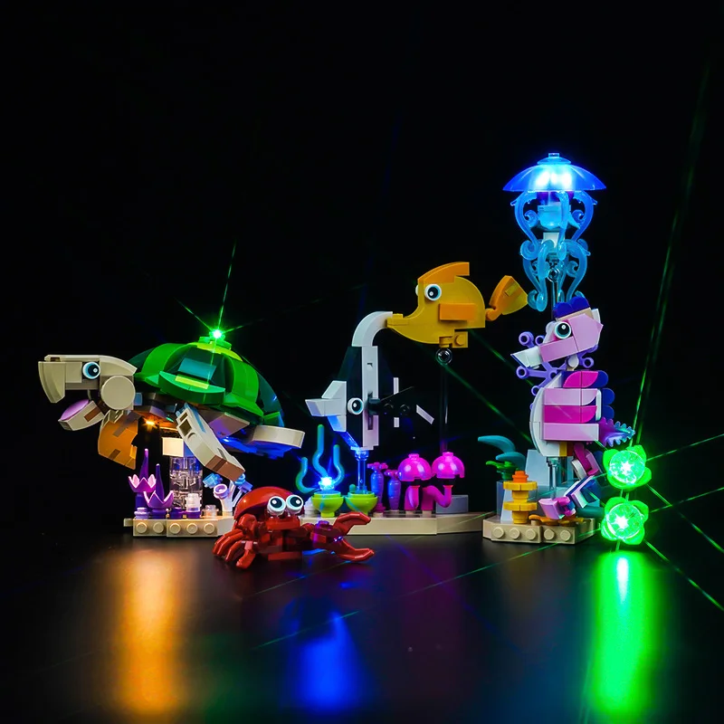 

Lazishi LED Light 31158 Set is suitable for Sea Animals building block gifts (including lighting accessories only)