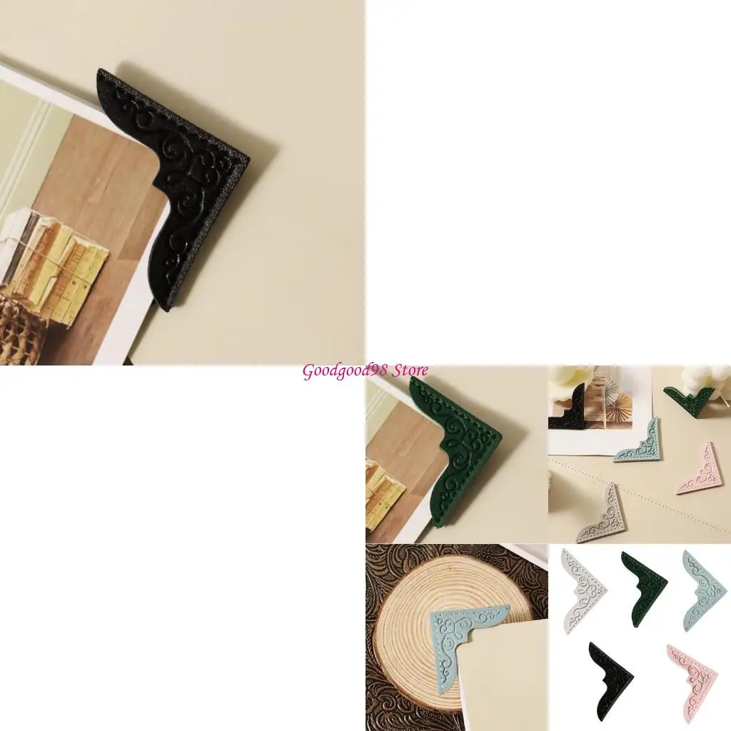 

Leather Corner Bookmarks Slip Resistant Page Markers for Book Lover Teacher W8EC