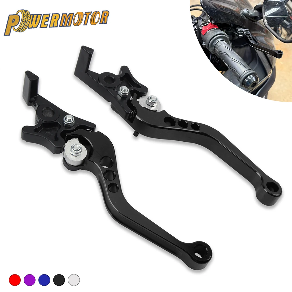 Motorrad-Kupplungs-Bremshebel, verstellbarer Lenker für Honda, Suzuki, Yamaha, CNC-Aluminium, universelles Modifikationszubehör
