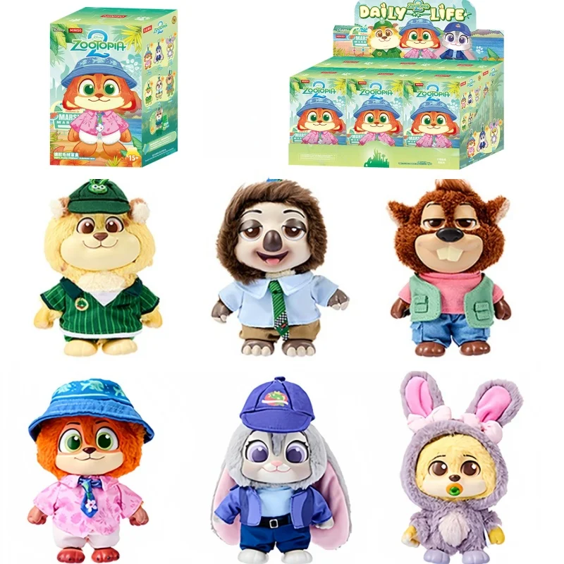 

Новый оригинальный Zootopia2 Daily Life, серия Urban Residents, слепая коробка, брелок, плюшевый кулон, милая сумка для девочек, подвески, кукла, подарки, игрушка