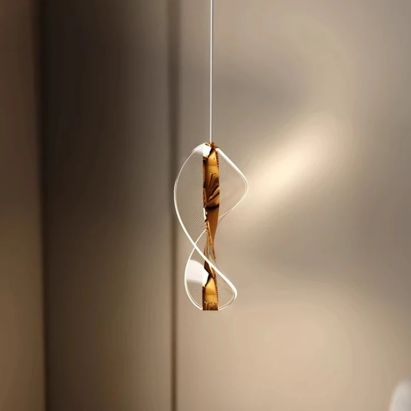 Modern Minimalist Dual-use Ceiling Pendant Lamp Acrylic Nordic Light Luxury Chandelier Living Room Bedroom Hotel Lobby Cabinet
