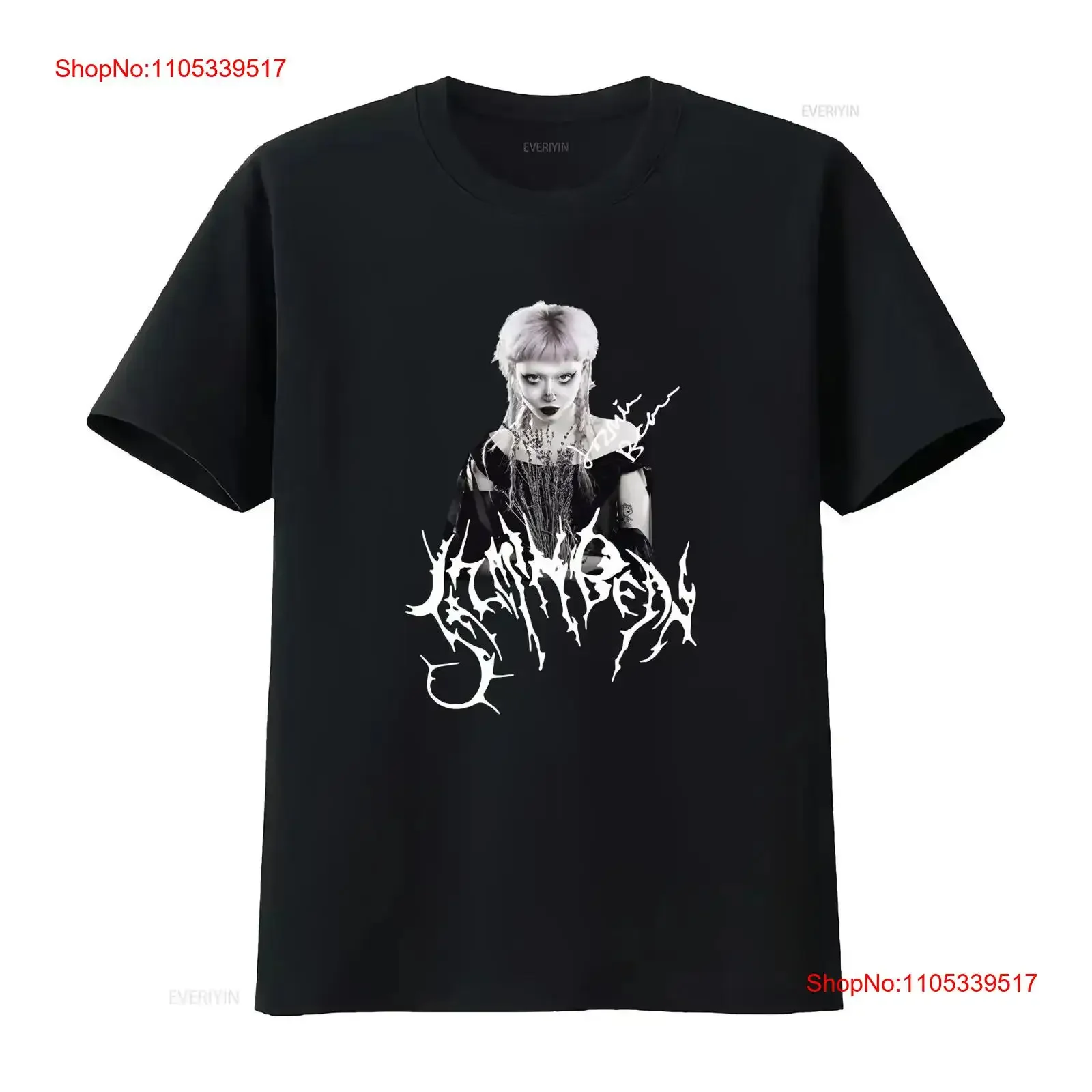 Hot Jazmin Bean T Shirt New Black All Size A741 vintage Washed Breathable Top For Everyday Wear streetwear Versatile Slightly