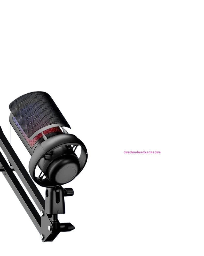 

Игровой микрофон ME6S, USB-микрофон, конденсаторный микрофон RGB в реальном времени, запись пения