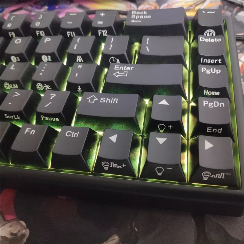 

50 г, емкостная RGB Bluetooth NIZ Atom68, беспроводная клавиатура с полными клавишами, программируемая POM-клавиатура, 68 клавиш, игры MAC