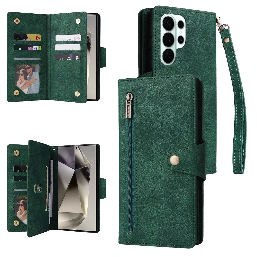 

Flip Leather Cover for Samsung Galaxy S26 S25 S24 S23 S22 S21 S20 A55 A35 A25 A15 A05 A24 A34 A14 A12 A32 A42 A52 A72 A53 A33A23