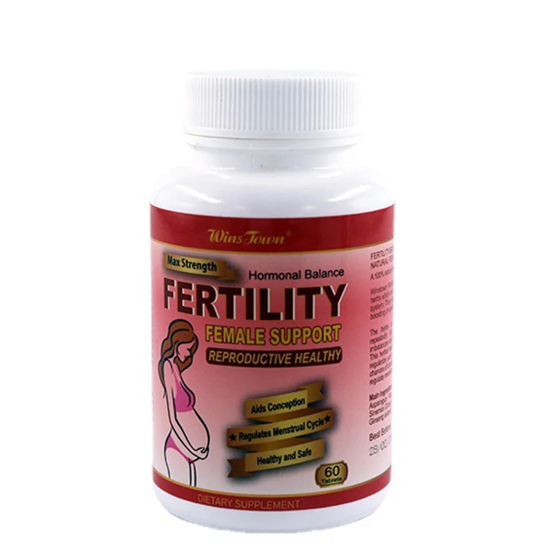 2 Bottles Female Fertility Tablet Hormonal Balance Support Support Reproductive Healthy