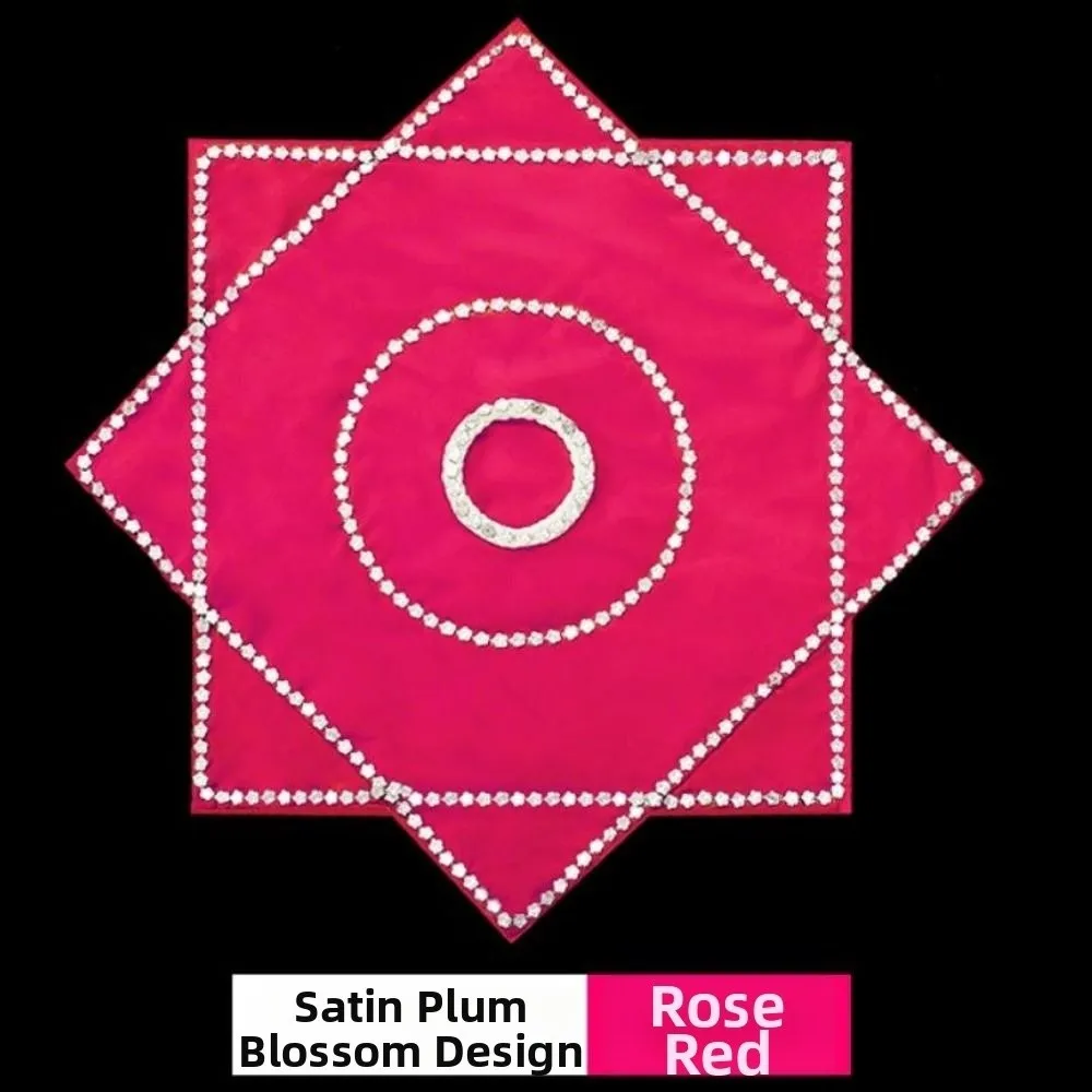 

30*40cm/40*50cm Chinese Yangko Handkerchief Cambric 5 Colors Traditional Northeast Errenzhuan New Year Event Folk Handkerchief