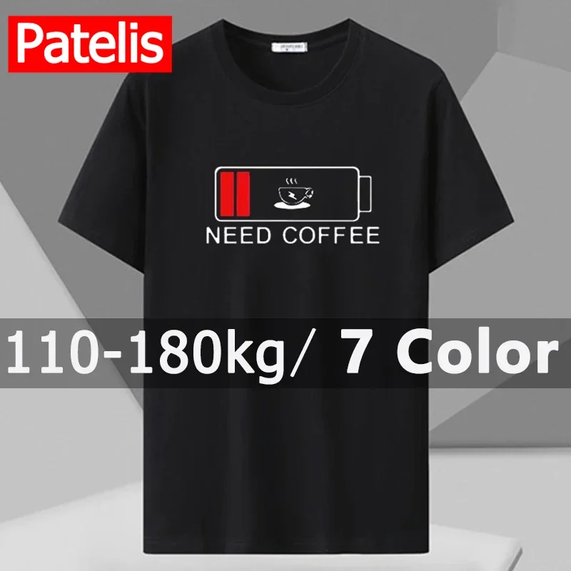 Plus Size Printed T Shirt Men 5XL 6XL 7XL 180kg Loose Short Sleeve Cotton Oversize Tops Big Size Men Clothing 티셔츠 반팔 남자 Camiseta