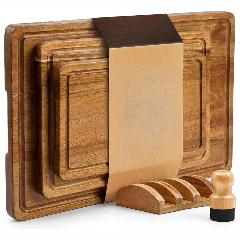 

Rectangle Sustainable Cutting Board Set (Pack of 3) for Kitchen Service
