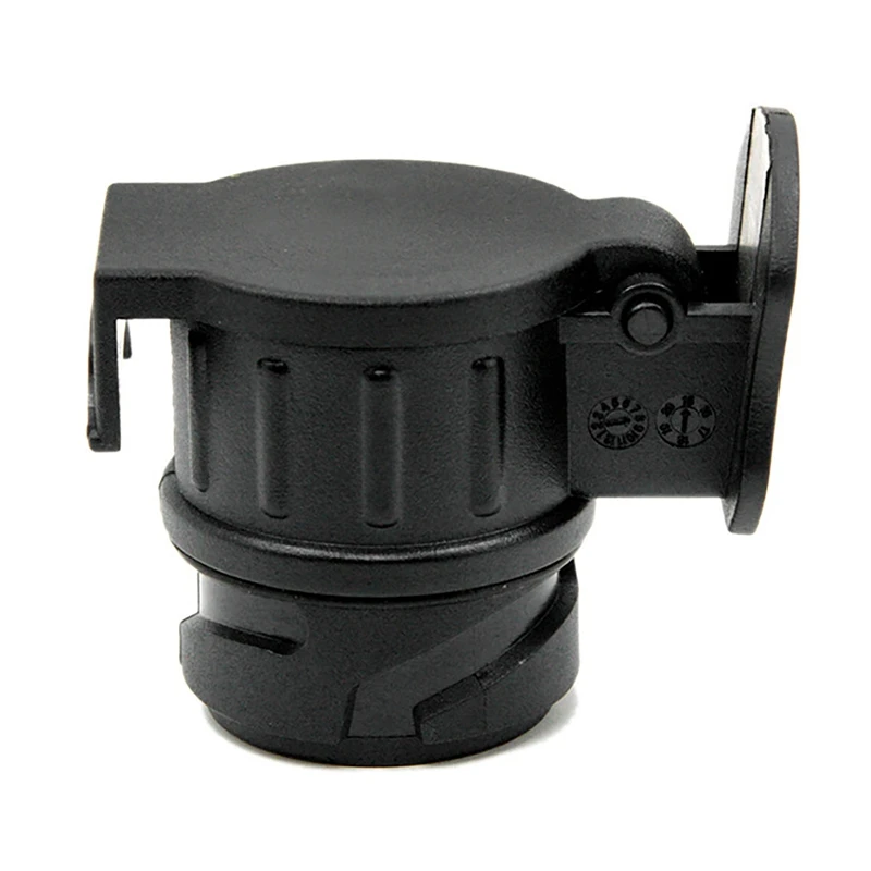 13 To 7 Pin Plug Adapter Trailer Connector 12V Towbar Towing Waterproof Plugs Socket Adapter Protect Connections Black