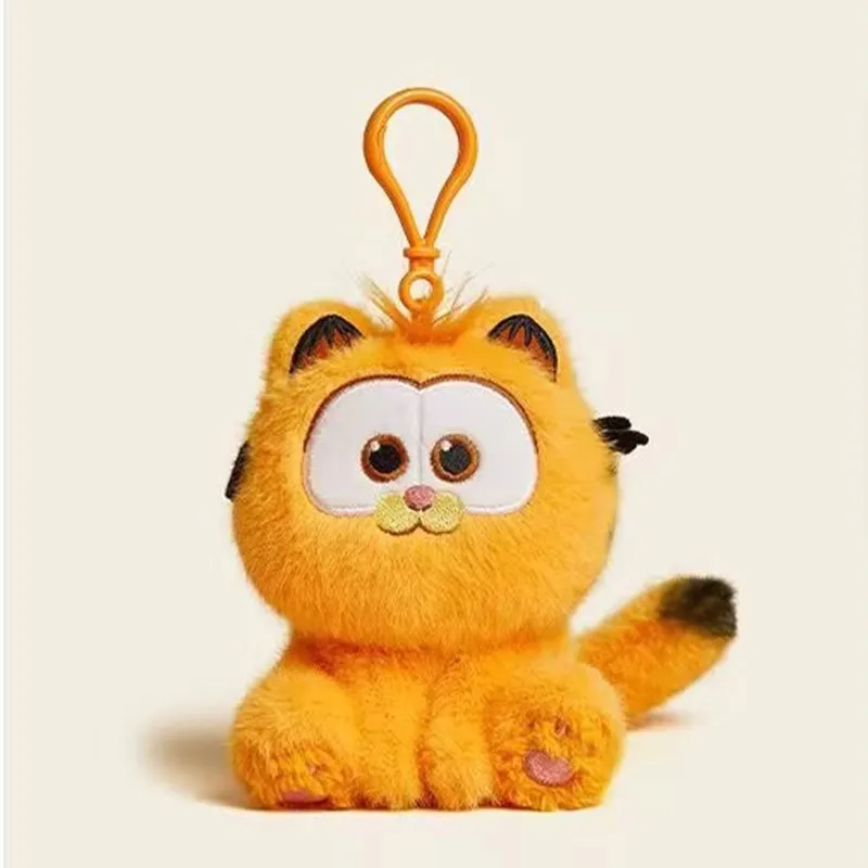 Ein süßes orangefarbenes Garfield-Plüschkatzen-Spielzeug/gefüllte Katzenpuppe (für den Einsatz als Schultaschen-Anhänger, ein Geschenk für Mädchen und ein Souvenir