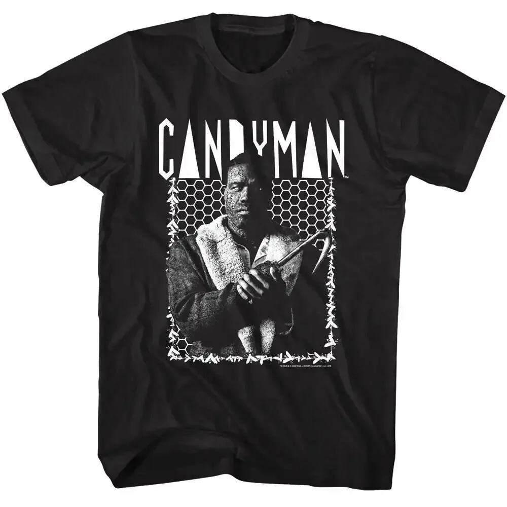 Candyman T Shirt Bee Border Hook Horror Movie Men's