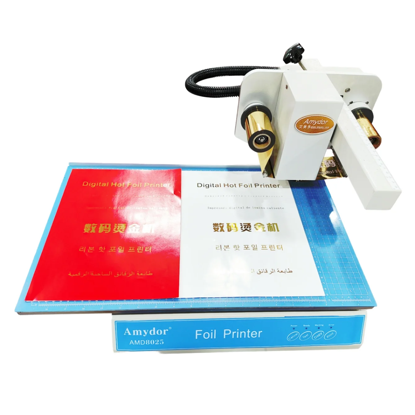 

8025 Hot Foil Printer Machine Aluminum Gold Foil Printer Printing Machine for Leather Paper