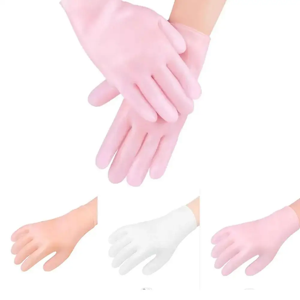 Herbruikbare Spa Gel Handschoenen Hydraterende Whitening Exfoliërende Gladde Schoonheid Handverzorging Siliconen Handschoen Siliconen Handmasker