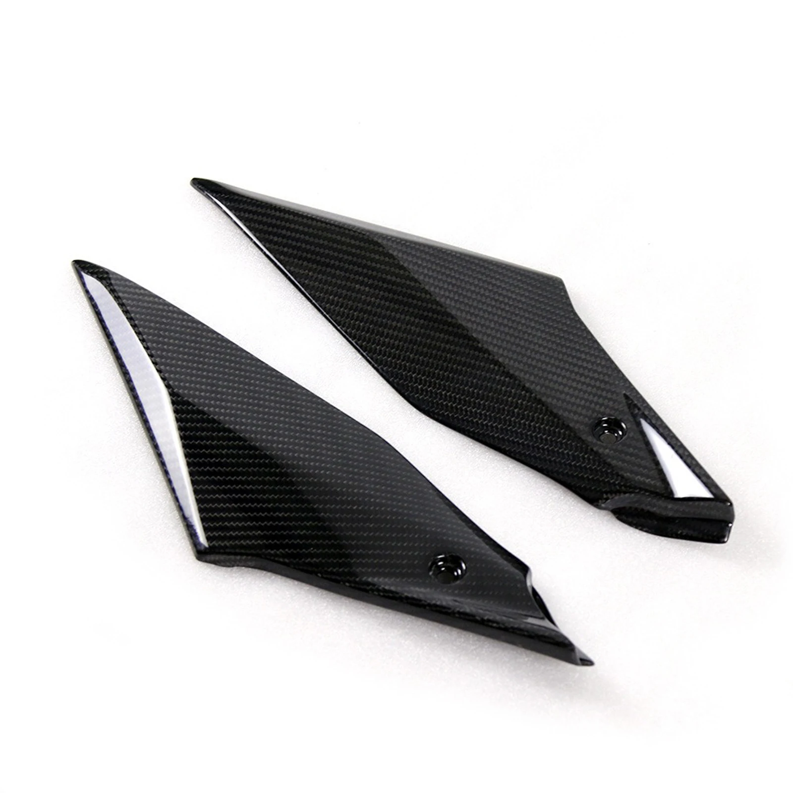 Real Carbon Fiber Gas Tank Side Cover Trim Fairing For Yamaha YZF R1 R1M R1S 15-2019