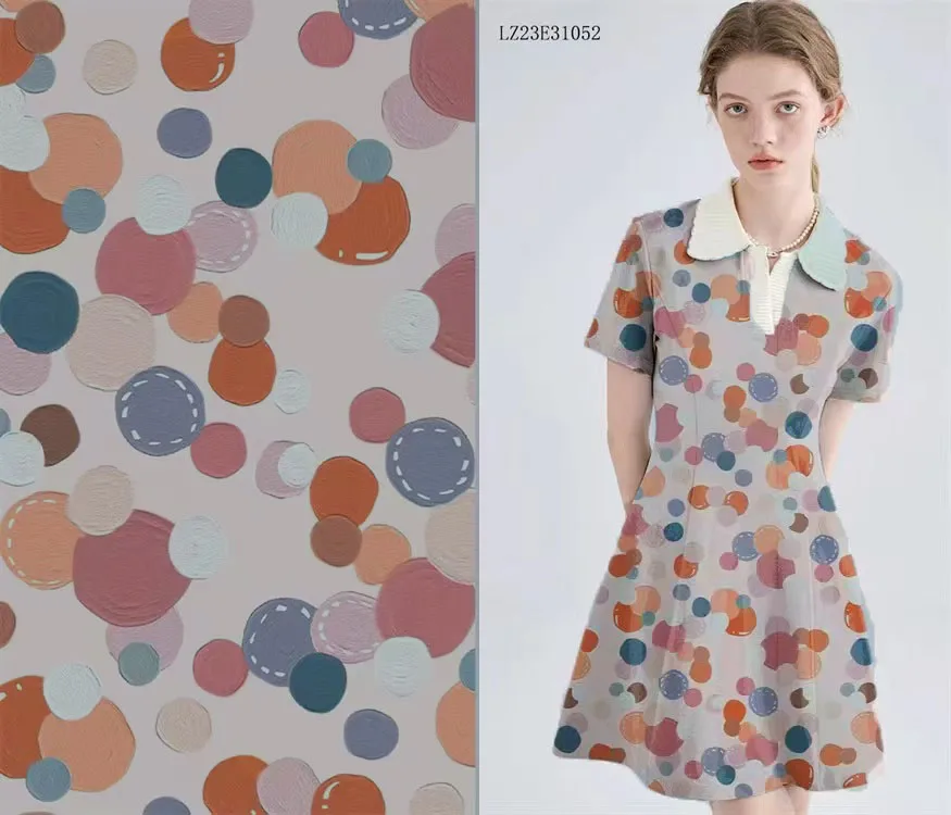 

Gift Red Floral 100% Cotton 80S Like Liberty Fabric Digital Printed For Sewing Cloth Dress Skirt Kids Designer Poplin Tela