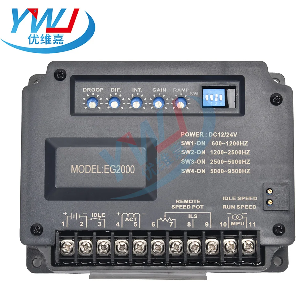 Substituir componentes de controle eletrônico do controlador de velocidade do gerador diesel KUTAI ORIGENAL EG2000 substituir Woodward 8270-1021