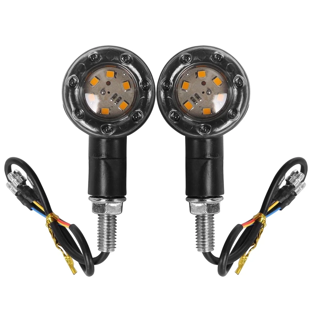 

Motorcycle LED Brake Light Amber and Red Turn Signal Tail Light Indicator Warning Signal Bulbs Lamps Motor Accessories