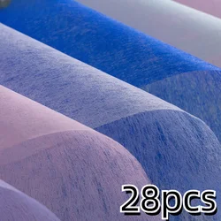 28pcs Handmade Tissue Paper DIY Craft Paper Flower Bouquet Wrapping Paper Translucent Packing Gift Packaging Florist Supplies