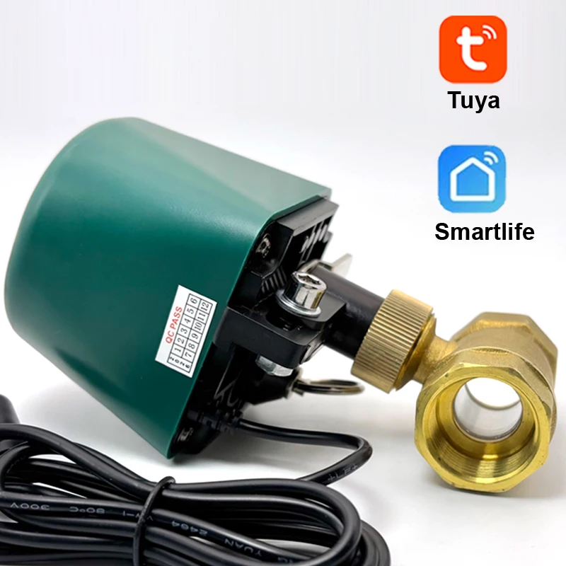 

Умный клапан Tuya Zigbee 1/2 3/4 1 дюйм с Wi-Fi, таймер для полива сада, контроллер орошения с поддержкой Alexa, Google Assistant, SmartLife