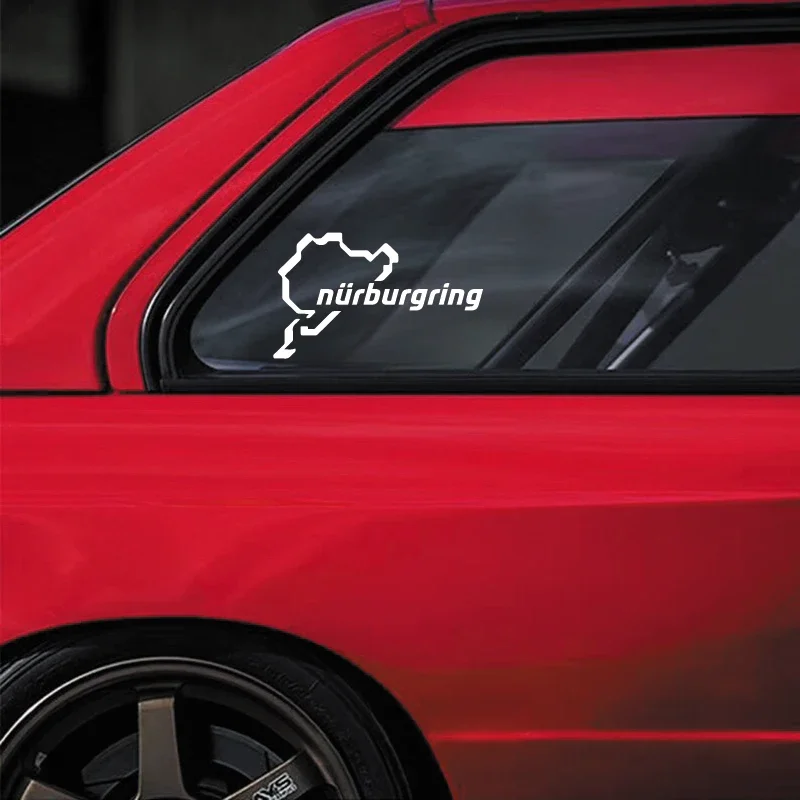 Nurburgring Map Vinyl Stickers Waterproof Decal for Car Bumper Window Motorcycle Laptop Tank Fairing Racing Car Accessories