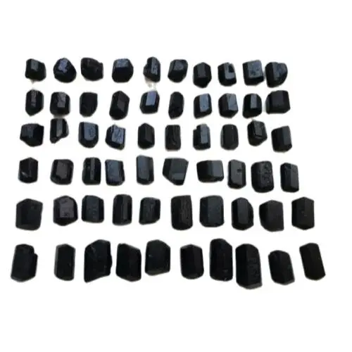 60pcs Lot tiny Natural Black Tourmaline Crystal Rough Stone Rock Mineral Specimen 40-50g