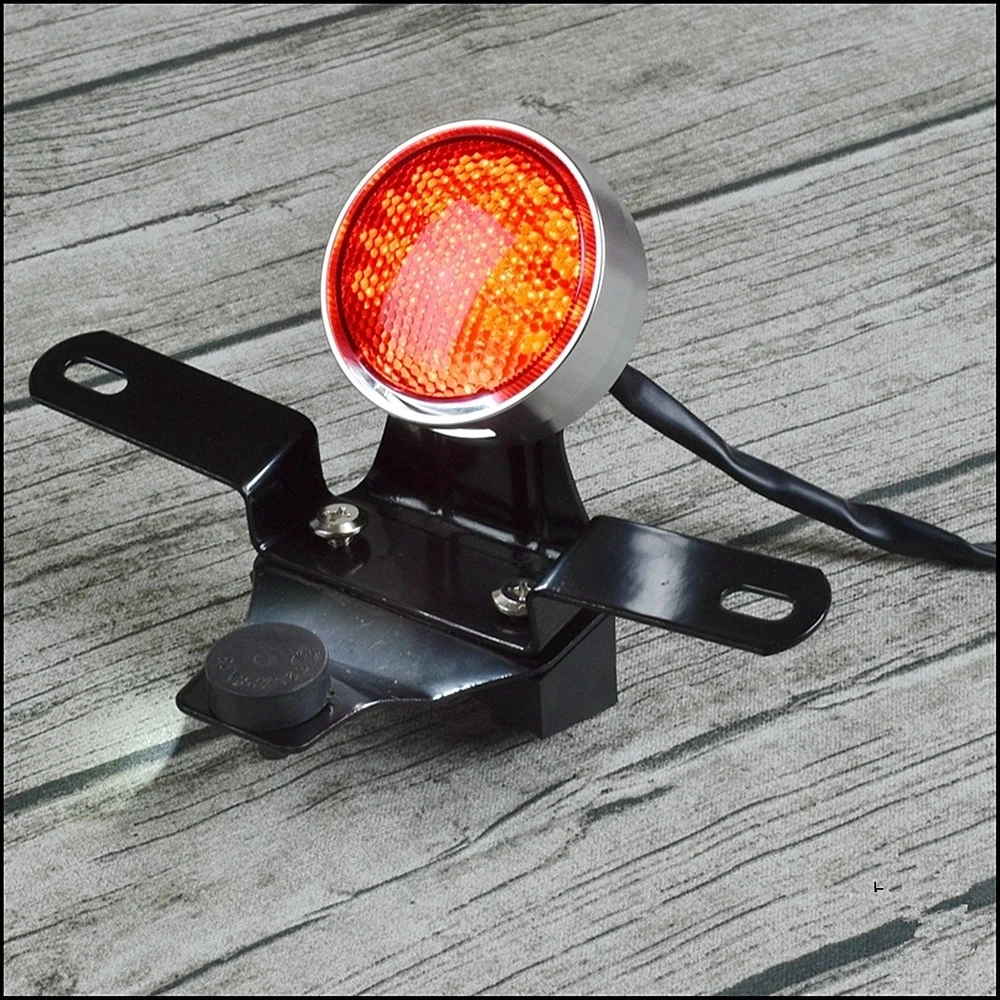 

Motorcycle LED Tail Rear Light Lamp Taillight For Suzuki GN125 GN 125 CNC Round Rear Light