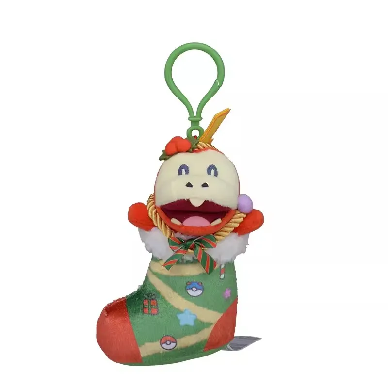 Pokémon Padia Christmas market series Sprigatito&Pikachu&Fuecoco&Quaxly plush Toy Doll keychain