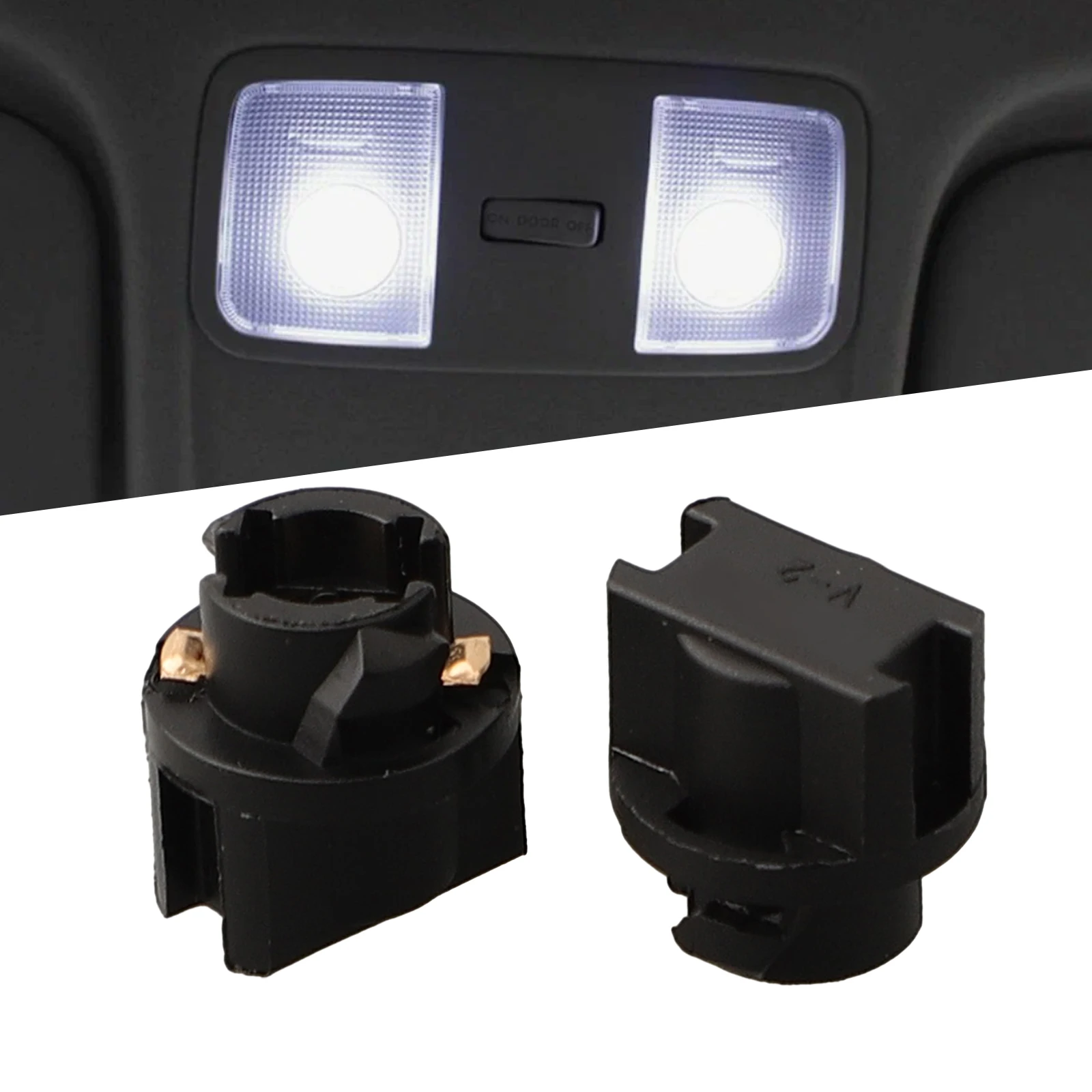 T5 Lock Socket Bulb Holders Car Dashboard Instrument Panel Cluster Dash Light Holder Black Nylon Light Accessories High Quality