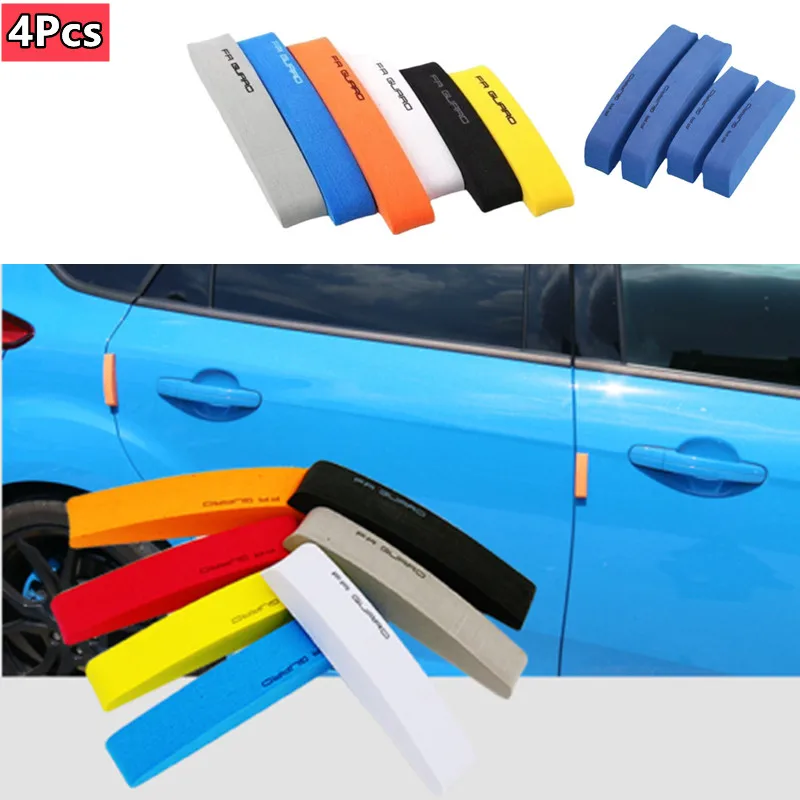 

4 шт., автомобильная полоса для предотвращения столкновений, полоски для дверного бампера, защита края, пена EVA, защита для двери автомобиля, наклейка против царапин, Стайлинг автомобиля